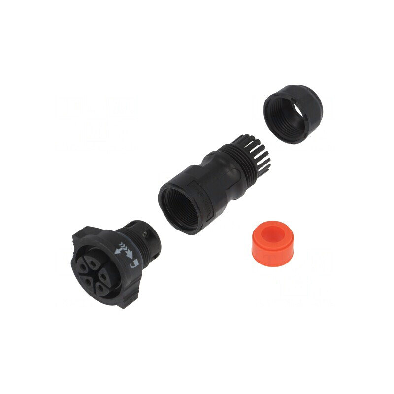 Conector circular mamă cu șurub PIN 5 X-Lok | Electronic-mag.ro | Componente Electronice