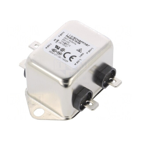 Filtru anti-interferențe monofazat 250VAC 100nF 4,7nF | Electronic-mag.ro | Componente Electronice