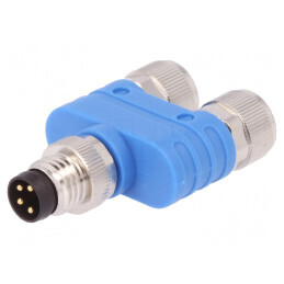 Adaptor T M8 IP67 Polarizare A | Electronic-mag.ro | Componente Electronice