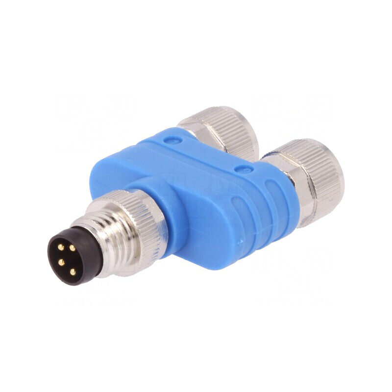 Adaptor T M8 IP67 Polarizare A | Electronic-mag.ro | Componente Electronice