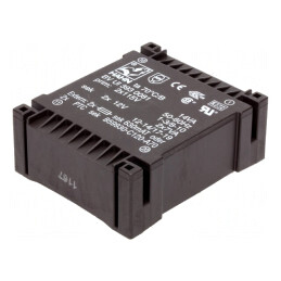 Transformator încapsulat 14VA 115VAC 12V 583mA | Electronic-mag.ro | Componente Electronice