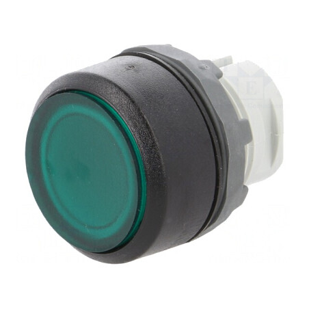 Comutator apăsare 22mm verde IP66 | Electronic-mag.ro | Componente Electronice