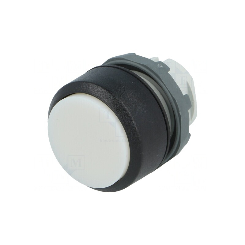 Comutator apăsare 22mm albă 2 poziții MLB-1 | Electronic-mag.ro | Componente Electronice