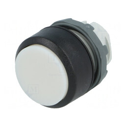 Comutator apăsare 22mm albă 2 poziții MLB-1 | Electronic-mag.ro | Componente Electronice
