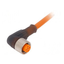 Cablu Conectare M12 5 PIN Unghi 5m 60VAC 4A IP67 | Electronic-mag.ro | Componente Electronice