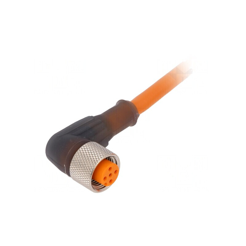 Cablu Conectare M12 5 PIN Unghi 5m 60VAC 4A IP67 | Electronic-mag.ro | Componente Electronice