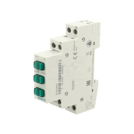 Indicator de Tensiune 230VAC pentru Șină DIN cu LED | Electronic-mag.ro | Componente Electronice