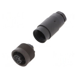 Mufă Mamă Circulară 7-Pin 250V pe Cablu | Electronic-mag.ro | Componente Electronice