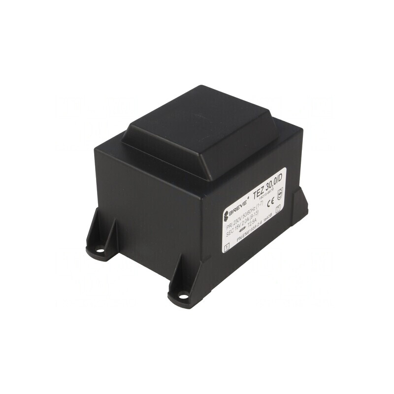 Transformator încapsulat 30VA 230VAC 15V 2A PCB | Electronic-mag.ro | Componente Electronice