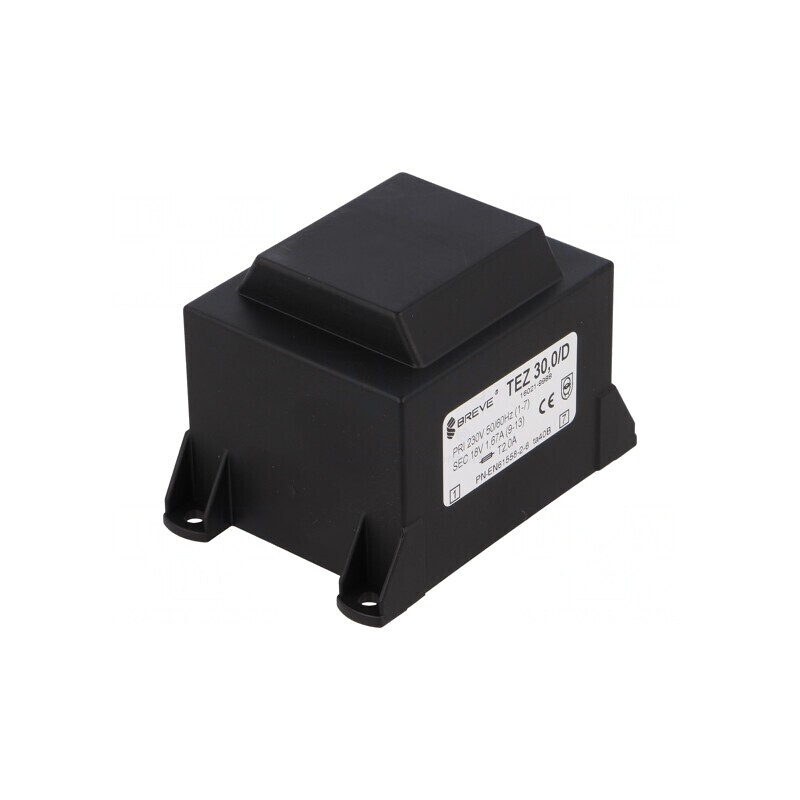 Transformator încapsulat 30VA 230VAC 18V PCB | Electronic-mag.ro | Componente Electronice