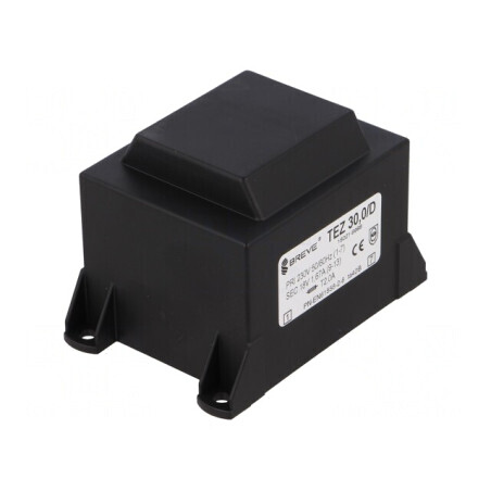 Transformator încapsulat 30VA 230VAC 18V PCB | Electronic-mag.ro | Componente Electronice