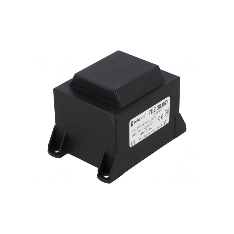 Transformator Încapsulat 30VA 230VAC 24V 1,25A PCB IP00 | Electronic-mag.ro | Componente Electronice Transformator Încapsulat 30VA 230VAC 24V 1,25A PCB IP00 | Electronic-mag.ro | Componente Electronice