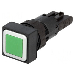 Comutator cu apăsare 16mm verde | Electronic-mag.ro | Componente Electronice