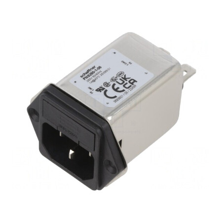 Conector Alimentare AC Soclu Tată 1A 250VAC C14 | Electronic-mag.ro | Componente Electronice