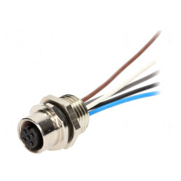 Soclu M12 PIN 5 mamă IP67 pentru cabluri DeviceNet/CANopen | Electronic-mag.ro | Componente Electronice
