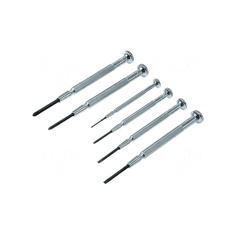 Kit Șurubelnițe Precizie Phillips și Plată 6 Bucăți | Electronic-mag.ro | Componente Electronice