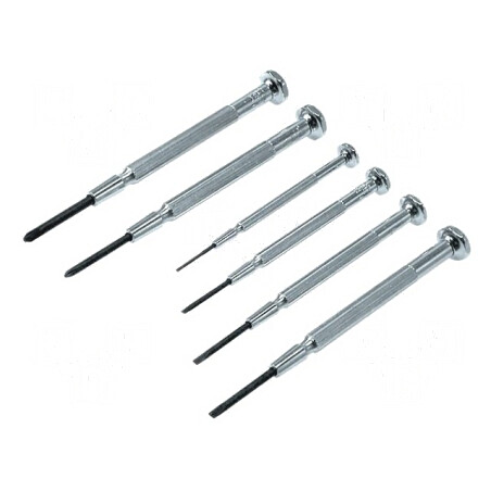 Kit Șurubelnițe Precizie Phillips și Plată 6 Bucăți | Electronic-mag.ro | Componente Electronice