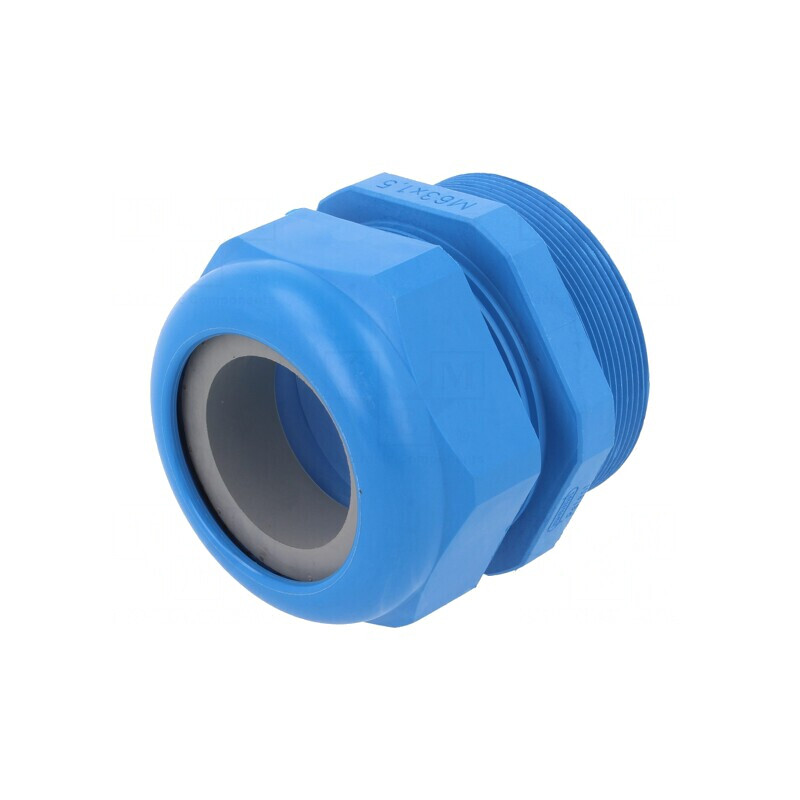 Garnitură de etanșare albastră cu filet alungit M63 1,5 IP68 | Electronic-mag.ro | Componente Electronice