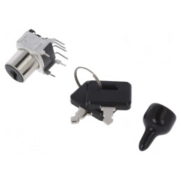 Comutator întrerupător cu cheie 3 poziții SPDT | Electronic-mag.ro | Componente Electronice