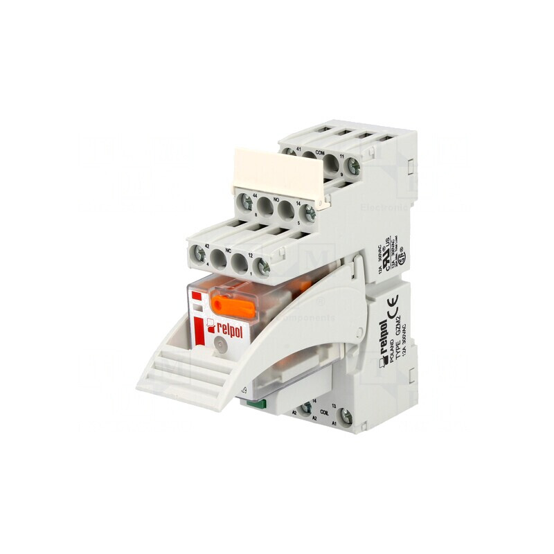 Releu Intermediar DPDT 24VAC 12A | Electronic-mag.ro | Componente Electronice