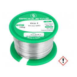 Sârmă de lipit fără plumb 0,7mm 100g | Electronic-mag.ro | Componente Electronice