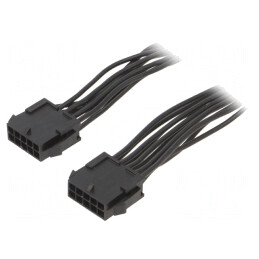 Cablu | Micro-Fit 3.0 | tată-tată | PIN: 10 | 0,6m | 4A | Izolaţie: PVC | KABX-10PMM-L600