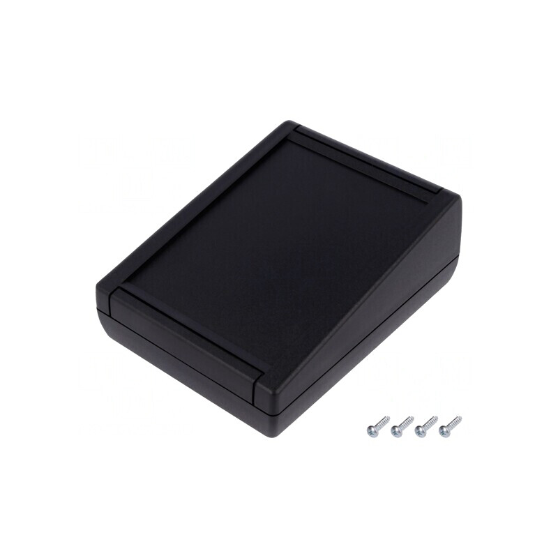 Carcasă desktop TEKMAR ABS neagră 100x130x50mm | Electronic-mag.ro | Componente Electronice