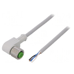 Cablu de conectare M12 4PIN unghi 3m PVC 250VAC