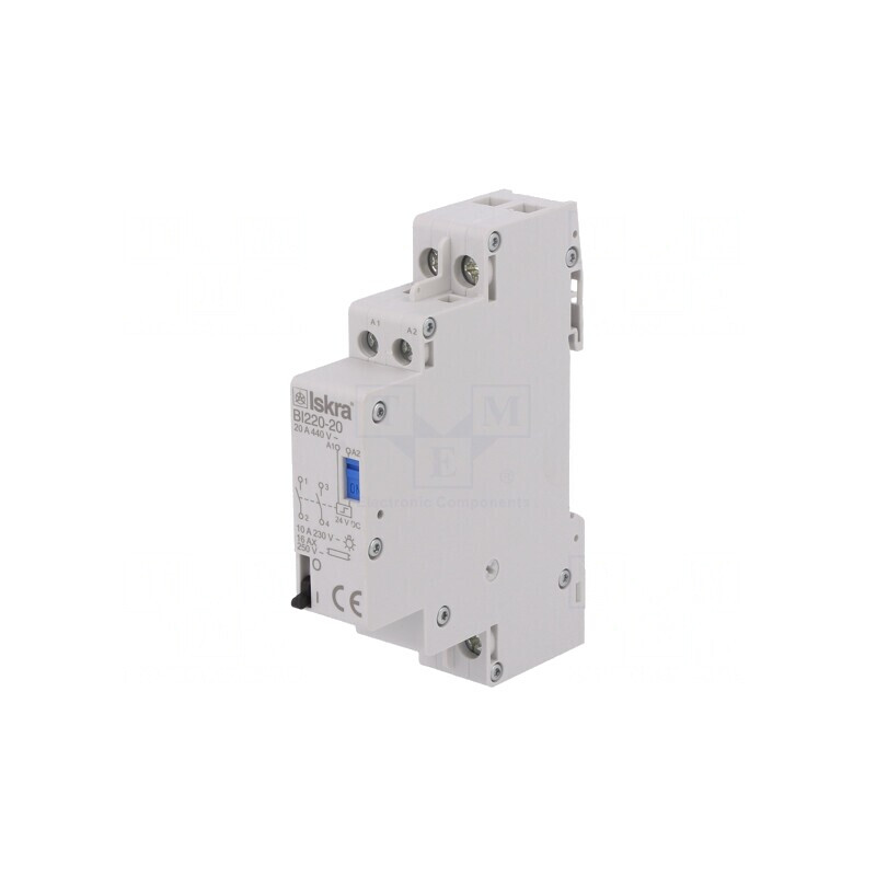 Releu Bistabil de Impulsuri NO 20A IP20 | Electronic-mag.ro | Componente Electronice