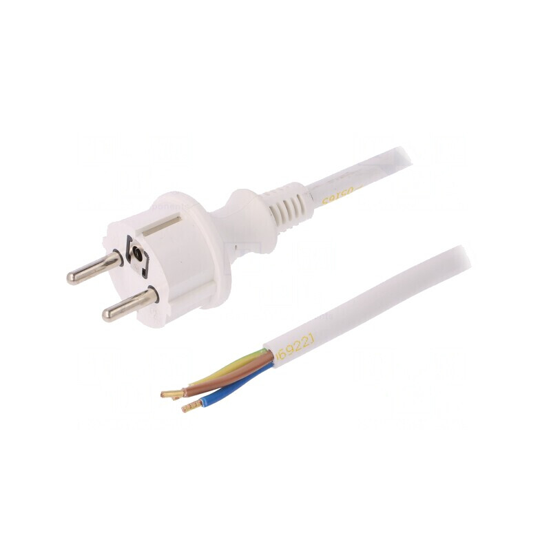 Cablu SCHUKO PVC Alb 5m 16A | Electronic-mag.ro | Componente Electronice Cablu SCHUKO PVC Alb 5m 16A | Electronic-mag.ro | Componente Electronice
