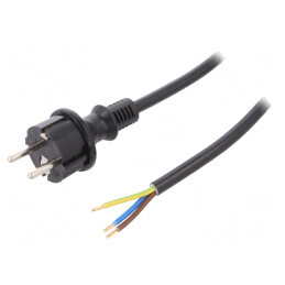 Cablu SCHUKO PVC 5m Negru | Electronic-mag.ro | Componente Electronice