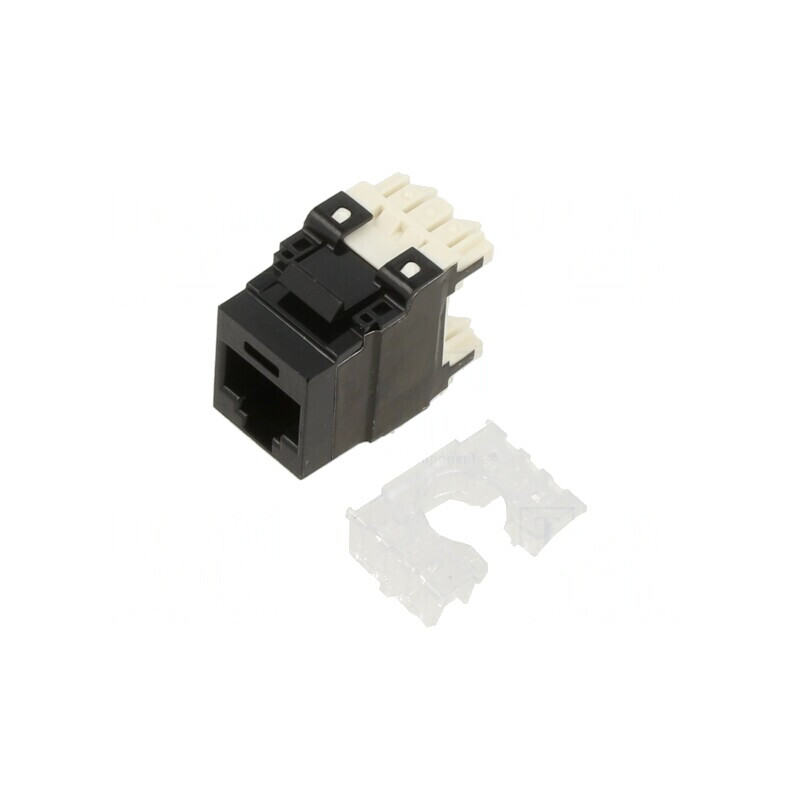 Soclu RJ45 Cat 6a 8p8c Negru | Electronic-mag.ro | Componente Electronice Soclu RJ45 Cat 6a 8p8c Negru | Electronic-mag.ro | Componente Electronice