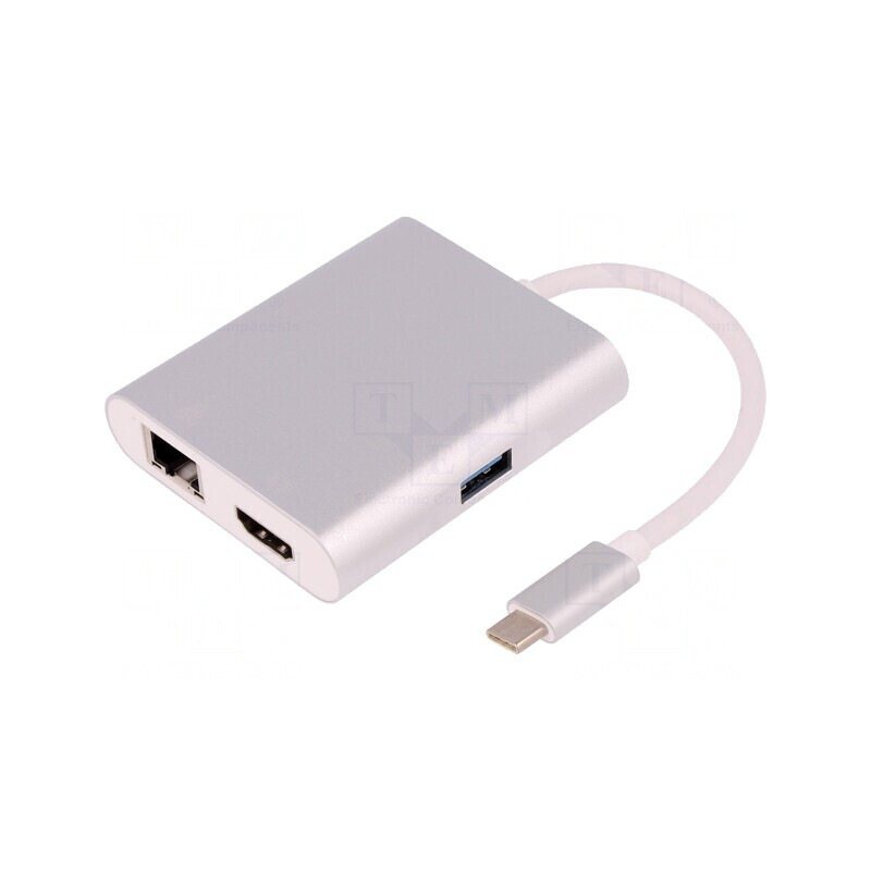 Adaptor USB 3.0/3.1 Nichelat 200mm Alb Argintiu | Electronic-mag.ro | Componente Electronice Adaptor USB 3.0/3.1 Nichelat 200mm Alb Argintiu | Electronic-mag.ro | Componente Electronice