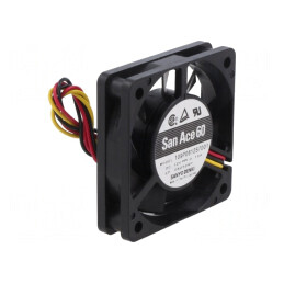 Ventilator axial 12V 60x60x15mm 28,8m3/h 36dBA cu bilă | Electronic-mag.ro | Componente Electronice