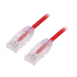 Patch Cord UTP Roșu 3m 28AWG LSZH