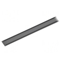 Profil Aluminiu Argintiu 2m pentru Module LED | Electronic-mag.ro | Componente Electronice
