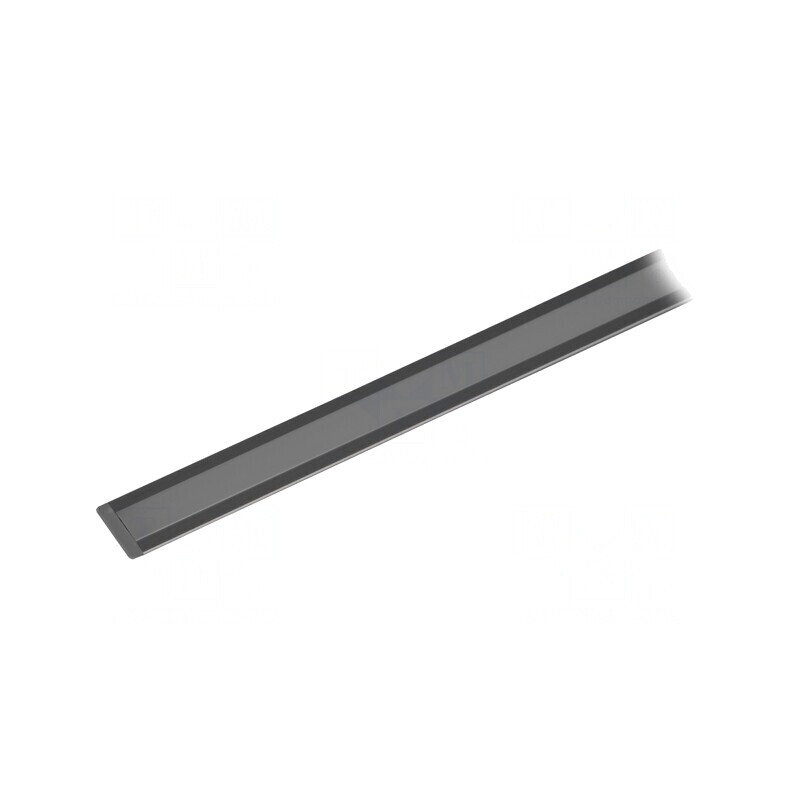 Profil Aluminiu Argintiu 2m pentru Module LED | Electronic-mag.ro | Componente Electronice