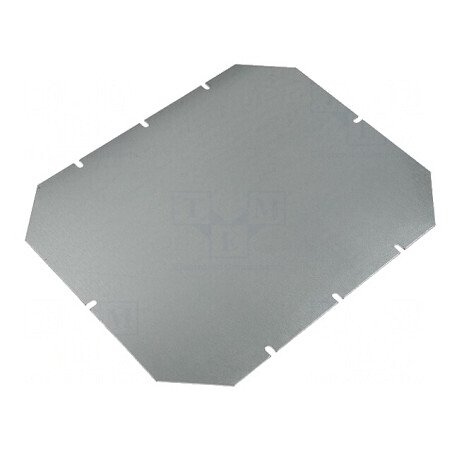 Placă de montare oțel zincat 265x215x1,5mm | Electronic-mag.ro | Componente Electronice