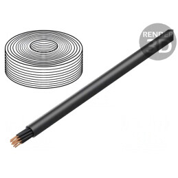 Cablu Titanex H07RN-F 12G2,5mm2 Guma Negru