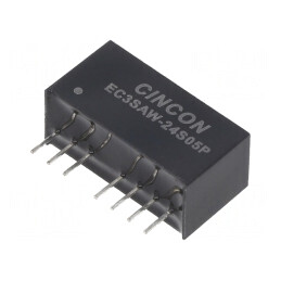 Convertor DC/DC 3W 9-36V la 5V 600mA SIP8 | Electronic-mag.ro | Componente Electronice