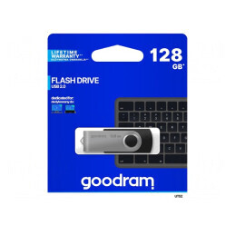 Memorie USB 2.0 128GB neagră | Electronic-mag.ro | Componente Electronice