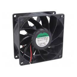 Ventilator DC axial 12V 92x92mm 204m3/h 57dBA | Electronic-mag.ro | Componente Electronice