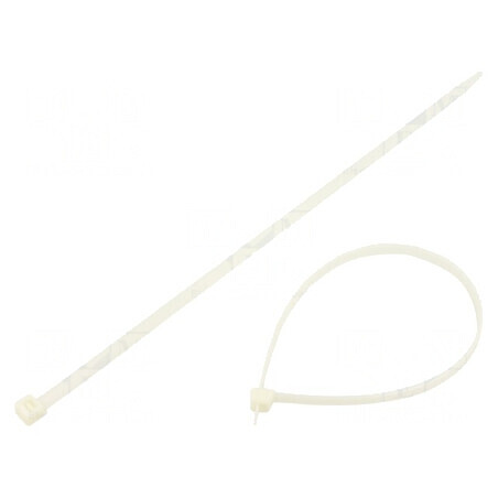 Colier de strângere poliamidă 368mm x 7,6mm naturală | Electronic-mag.ro | Componente Electronice
