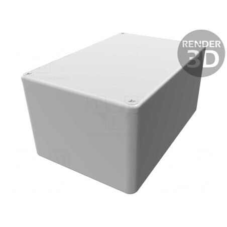 Carcasă universală aluminiu IP65 80x120x59mm | Electronic-mag.ro | Componente Electronice