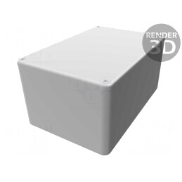 Carcasă universală aluminiu IP65 80x120x59mm | Electronic-mag.ro | Componente Electronice