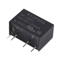 Convertor DC/DC 1W 12V la 5V 200mA | Electronic-mag.ro | Componente Electronice