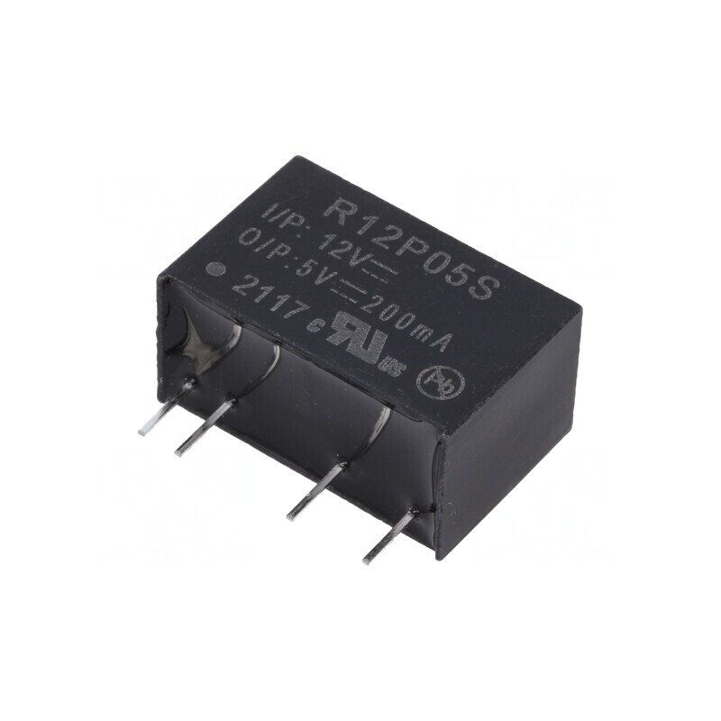 Convertor DC/DC 1W 12V la 5V 200mA | Electronic-mag.ro | Componente Electronice