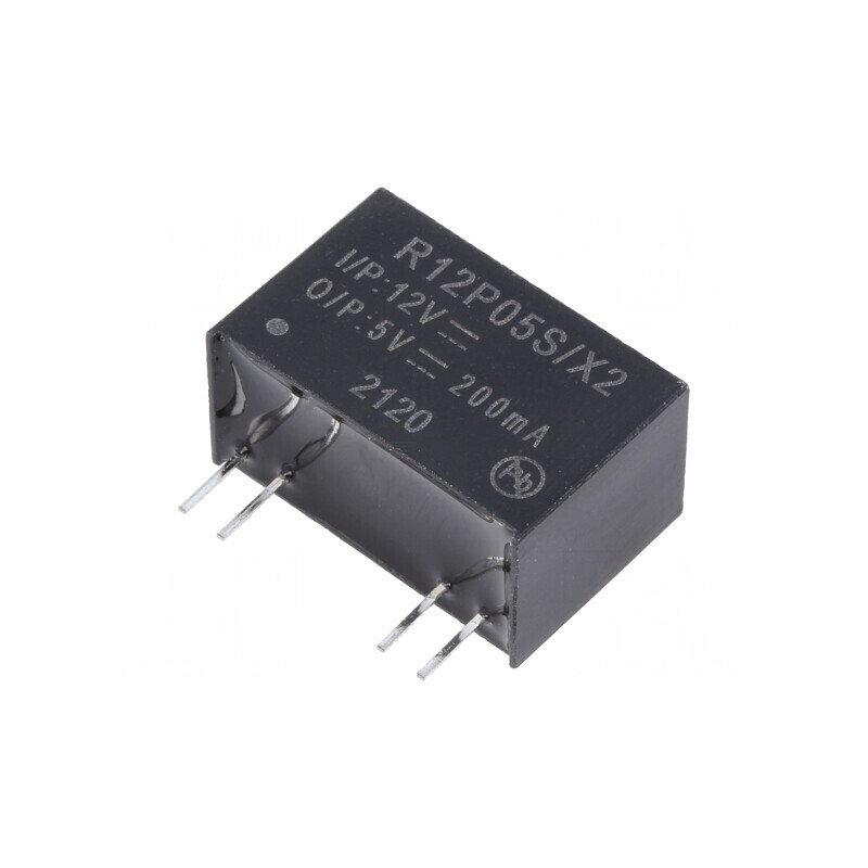 Convertor DC/DC 1W 12V la 5V 200mA | Electronic-mag.ro | Componente Electronice Convertor DC/DC 1W 12V la 5V 200mA | Electronic-mag.ro | Componente Electronice