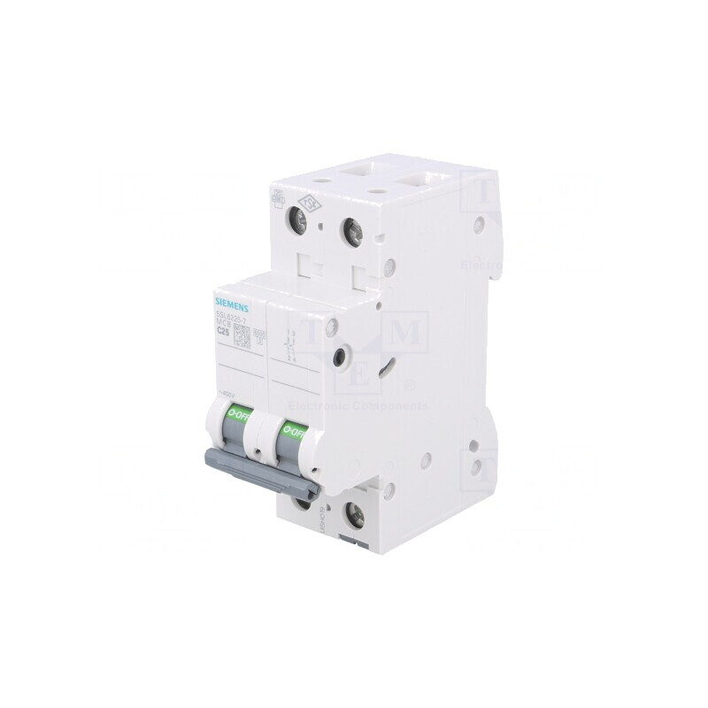 Întrerupător de Supracurent 400VAC 25A 2P C | Electronic-mag.ro | Componente Electronice