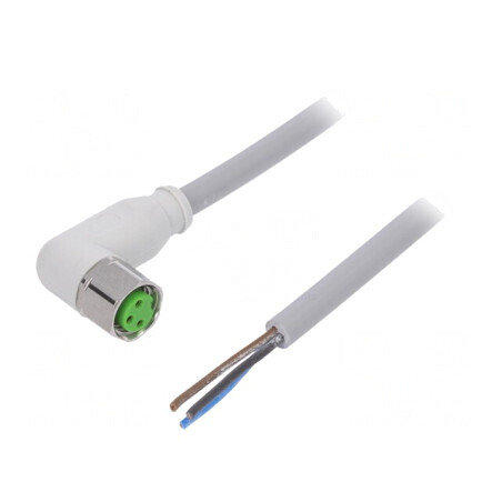 Cablu de conectare M8 în unghi 5m 60VAC | Electronic-mag.ro | Componente Electronice